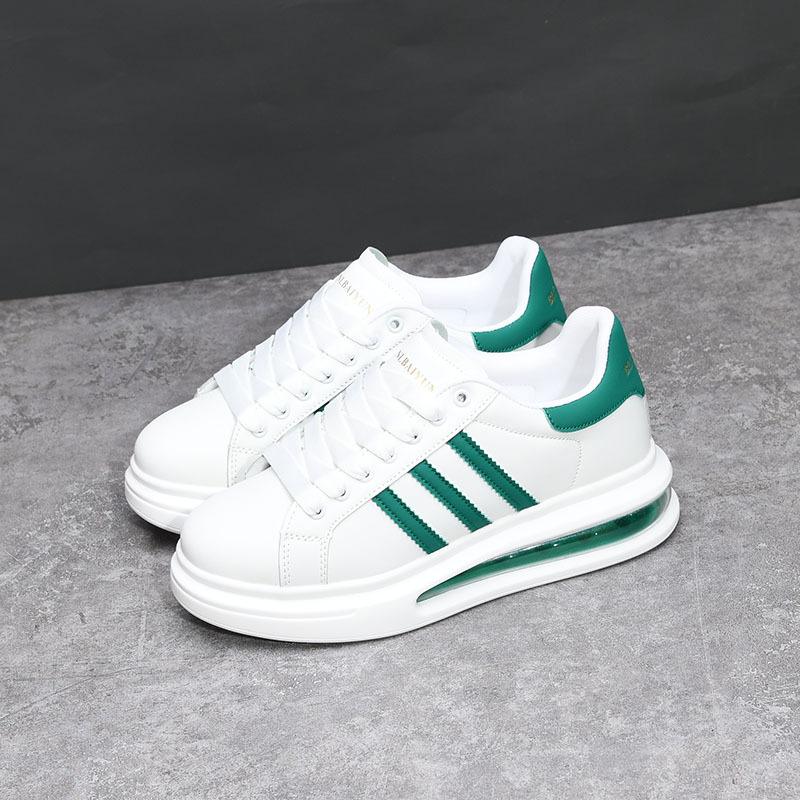 Unisex bateliai su stora padu: aukščio didinimas, mikropluošto viršus, PU įdėklas, vidutinio šašto aukštis 3–7 cm