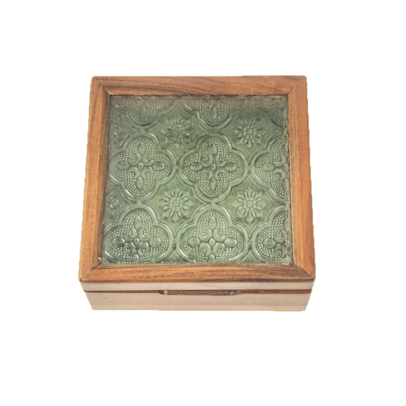 Long gang diófából készült ékszeres doboz, egyszínű dizájn, Modell 202507029, testreszabható