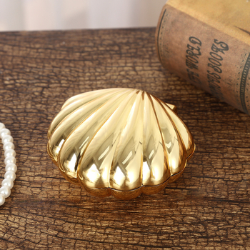 Shell kutija za nakit, cinkova legura, nordijski stil, tvrda