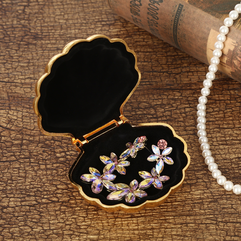 Shell kutija za nakit, cinkova legura, nordijski stil, tvrda