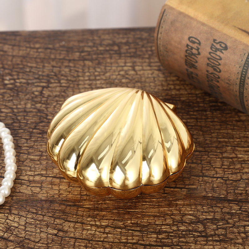 Shell kutija za nakit, cinkova legura, nordijski stil, tvrda