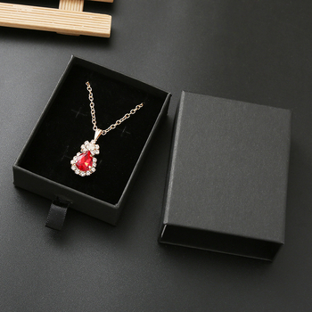 Izvučna kutija za nakit sa pjenastim umetkom | Materijal: papir/karton | Pakiranje: kutija za pakiranje