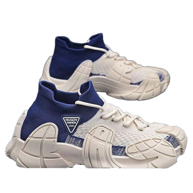 Muške prozračne tenisice za svakodnevnu upotrebu s mrežastim gornjim dijelom, PVC đonom, injekcijski oblikovanom đonom, vezanje, niski kroj