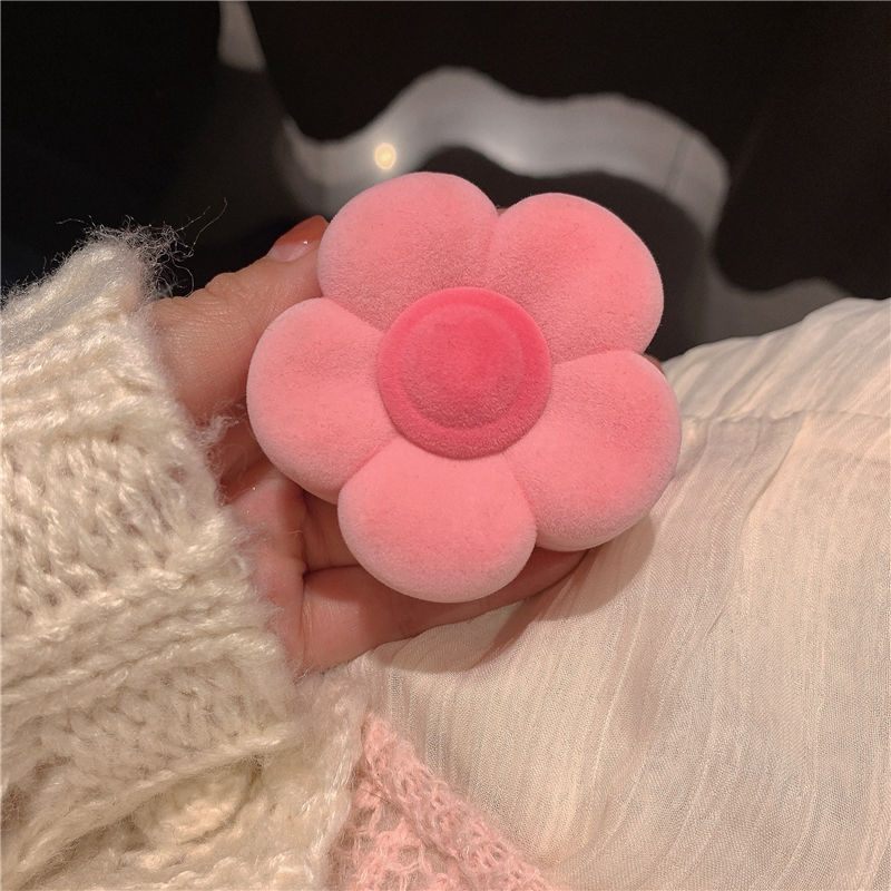 Κουτί κοσμημάτων από βελούδο, χαριτωμένο στυλ κινουμένων σχεδίων, σκληρή κατασκευή, μοτίβο μονόχρωμο