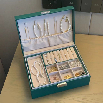 Πολυεπίπεδη θήκη κοσμημάτων για κολιέ και σκουλαρίκια, μοντέλο A005, υλικό ABS.