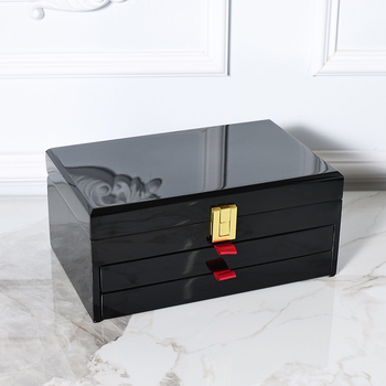 Drvena kutija za izlaganje nakita za lančiće i prstene, prodajno pakiranje, kutija za nakit, za vjenčanja i proslave