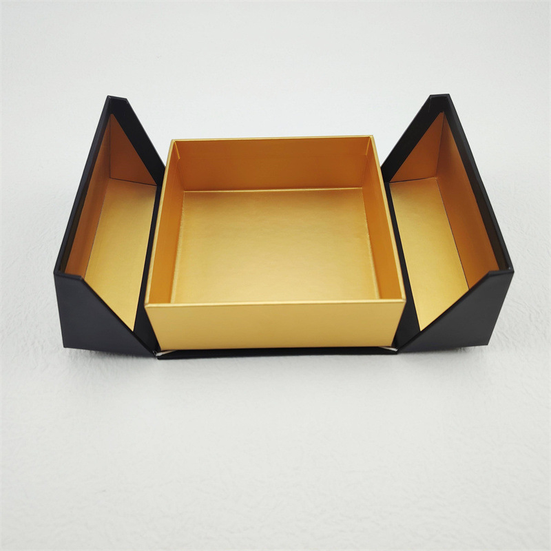 Visokokvalitetna magnetna kutija za nakit s preklopnim poklopom, kartonasta kutija, prilagodljiva