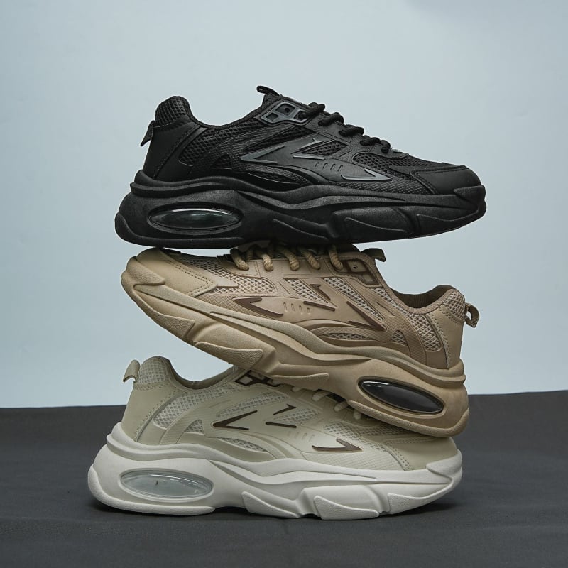 Muške tenisice s mrežastim gornjim dijelom, niski profil, vezanje, plastična potplat, proljeće-ljeto 2025