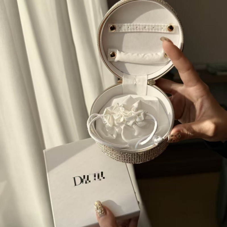 Kutija za nakit – poklon set s vrećicom na šnurom – Lagani luksuzni stil | Materijal: Drugo | Marka: Drugo