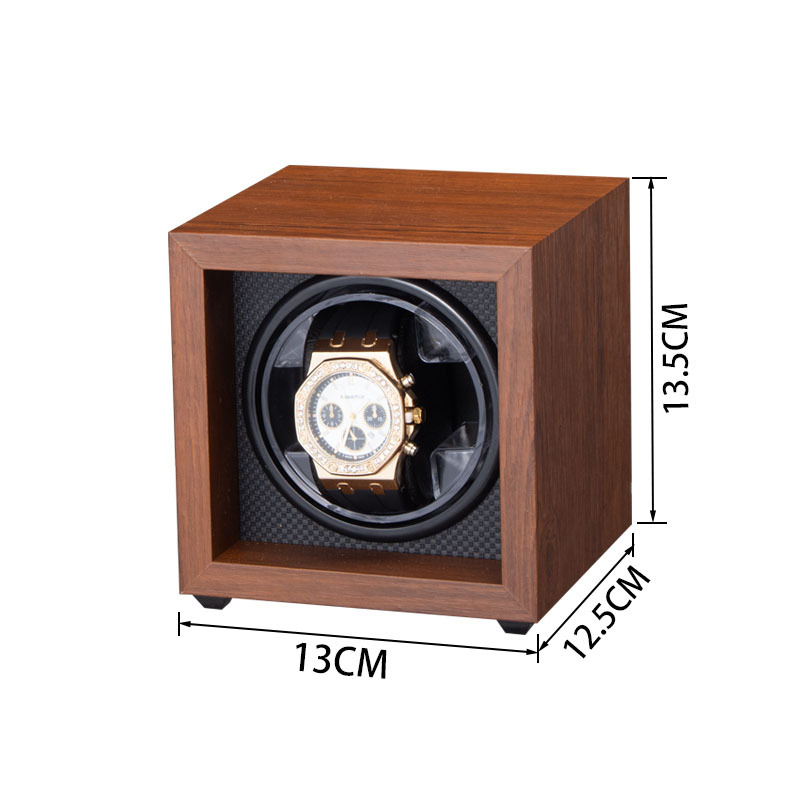 Κουτί περιέλιξης μηχανικών ρολογιών, ξύλινο, αθόρυβο και αντιμαγνητικό, για αποθήκευση κοσμημάτων