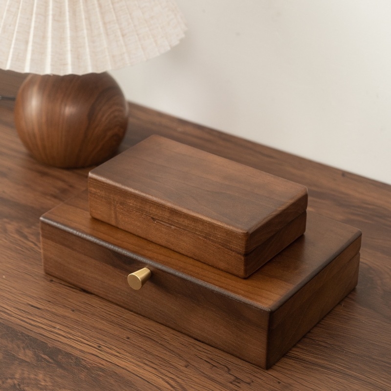 Ξύλινο κουτί κοσμημάτων, νέος κινεζικός στυλ, κατάλληλο για γάμους και ταξίδια