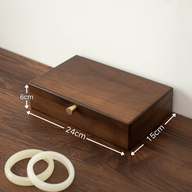 Ξύλινο κουτί κοσμημάτων, νέος κινεζικός στυλ, κατάλληλο για γάμους και ταξίδια