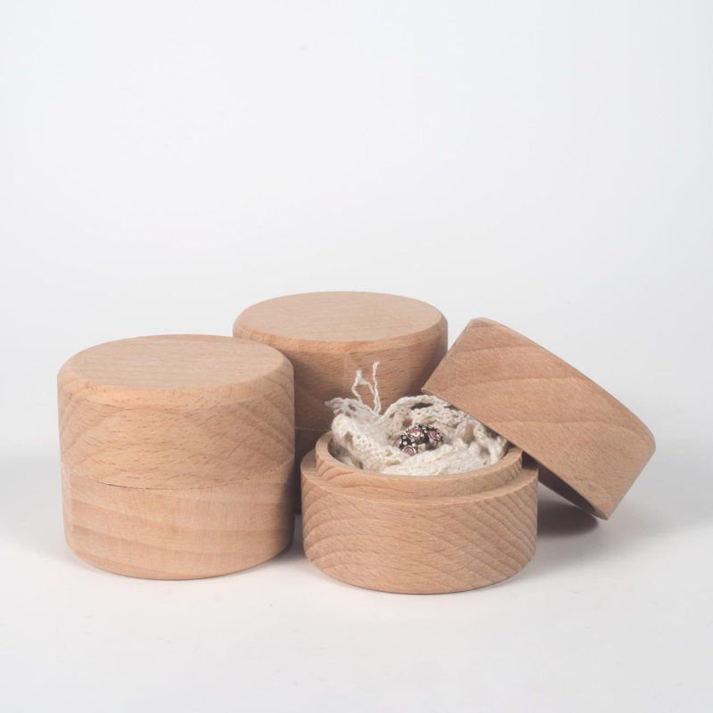 Ξύλινο κουτί για δαχτυλίδια και κοσμήματα, μοντέλο ts0515, σκληρό υλικό, μινιμαλιστικό σχέδιο, παραμετροποίηση κατά παραγγελία
