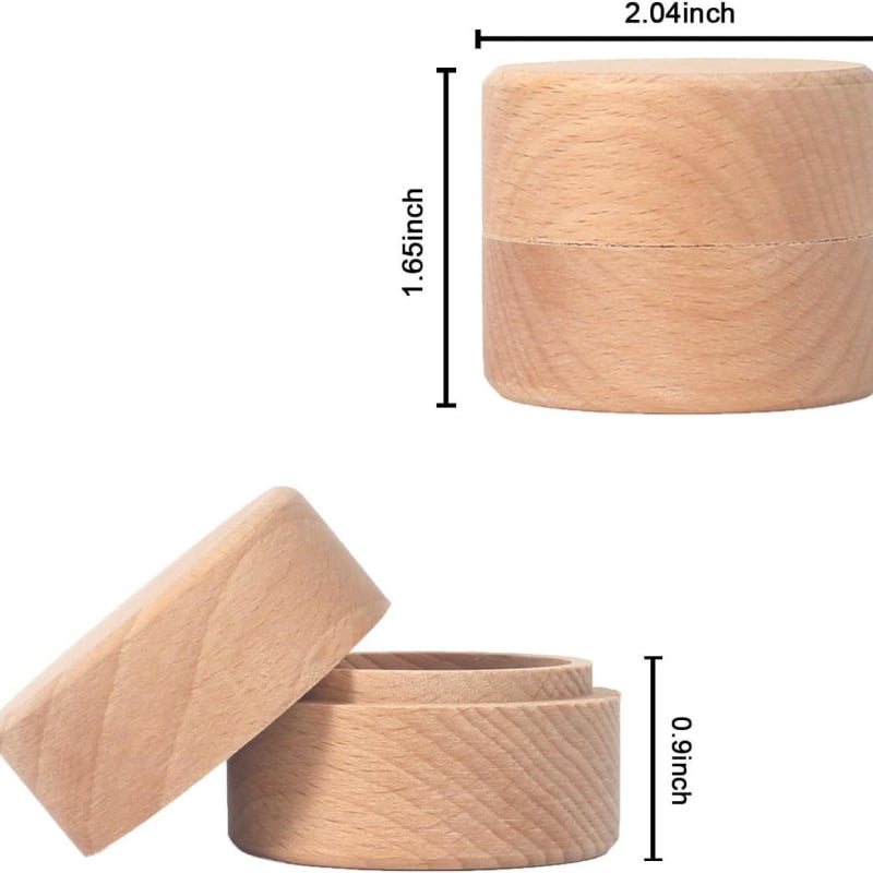 Ξύλινο κουτί για δαχτυλίδια και κοσμήματα, μοντέλο ts0515, σκληρό υλικό, μινιμαλιστικό σχέδιο, παραμετροποίηση κατά παραγγελία