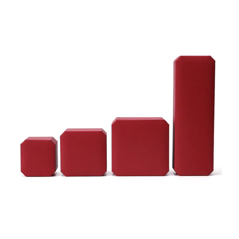 Οκτάγωνο κουτί κοσμημάτων με προσαρμοσμένο λογότυπο – αποθήκευση κοσμημάτων, σύνθετα υλικά