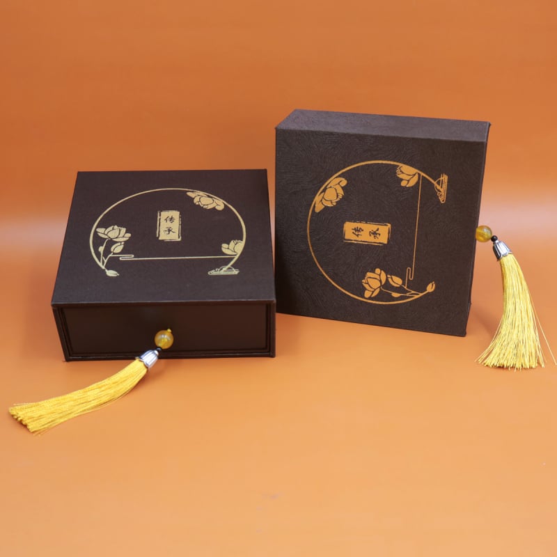 Kutija za nakit s ladicom – platno, podrijetlo Dongguan, kutija za pakiranje, pakiranje nakita