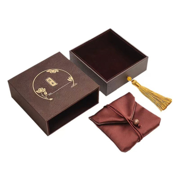 Кутия за гривни - текстилна конструкция, кутия за опаковка бижута, антикварен златен дизайн с персонализирано лого