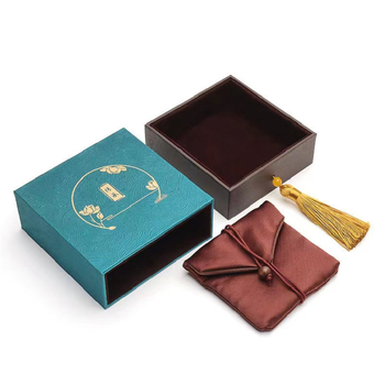 Кутия за гривни - текстилна конструкция, кутия за опаковка бижута, антикварен златен дизайн с персонализирано лого