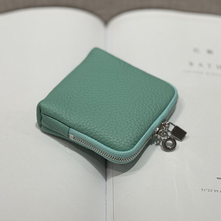 Torba za nakit od prave kože, klasične clutch torbice, mekana, lagana za nošenje lančića i narukvica
