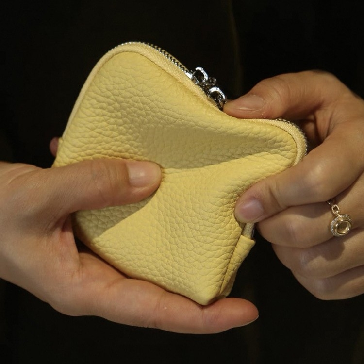 Torba za nakit od prave kože, klasične clutch torbice, mekana, lagana za nošenje lančića i narukvica