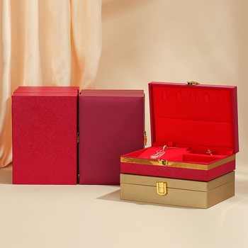 ZEBO PAK Θήκη Κοσμημάτων από φλάνελ με διπλό συρτάρι και καθρέφτη – για βραχιόλια, δαχτυλίδια και μενταγιόν