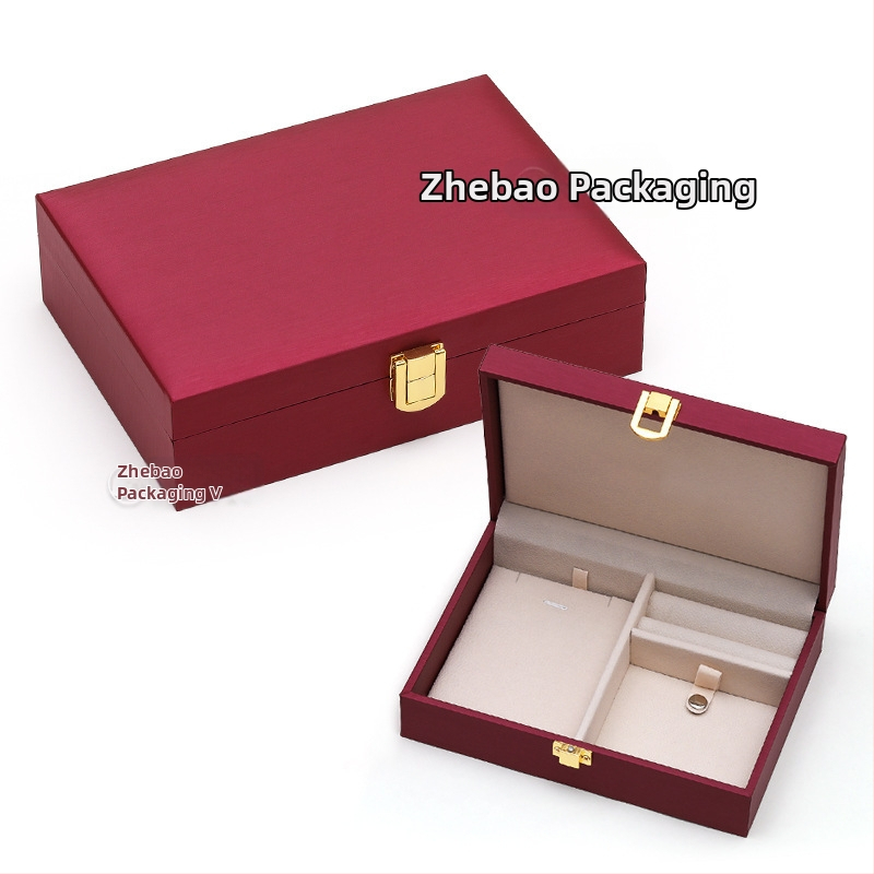 ZEBO PAK Θήκη Κοσμημάτων από φλάνελ με διπλό συρτάρι και καθρέφτη – για βραχιόλια, δαχτυλίδια και μενταγιόν