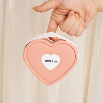 Cutie de bijuterii, stil Sweet Lady, portabilă, cu oglindă (Material ABS; Duritate: tare; Personalizare disponibilă)
