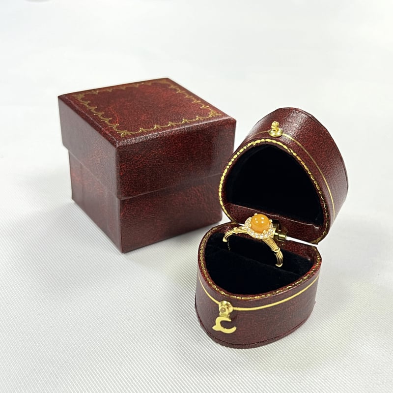 Saderināšanās gredzena kārbiņa, no papīra/kartona, kartona iepakojums, juvelierizstrādājumu iepakojums, specifikācija 1