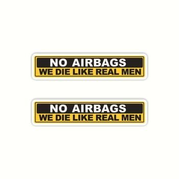 Naljakad ja tsiviliseeritud hoiatuskleebised autodele: peeretamine ja urineerimine keelatud, veekindel klaas, humoorikad autokleebised