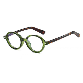 Стилни, минималистични очила за четене за жени и мъже с кръгли рамки с цвят на костенурка, съвместими с диоптрични рамки, очила с анти-синя светлина