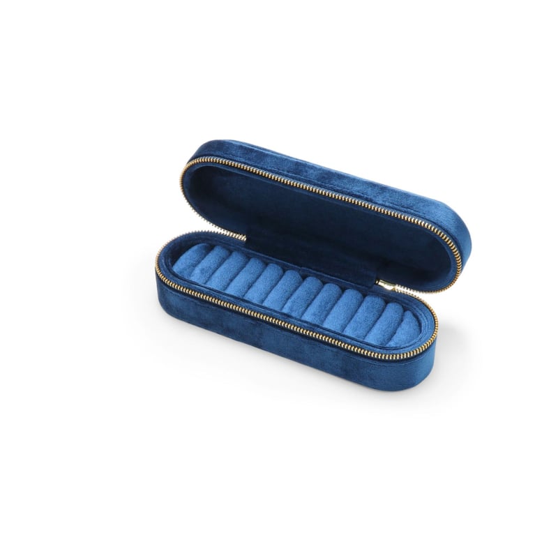 Swan velūra juvelieru uzglabāšanas kastīte – pārnēsājama ceļojumu kārba, velūrs, juvelieru organizētājs