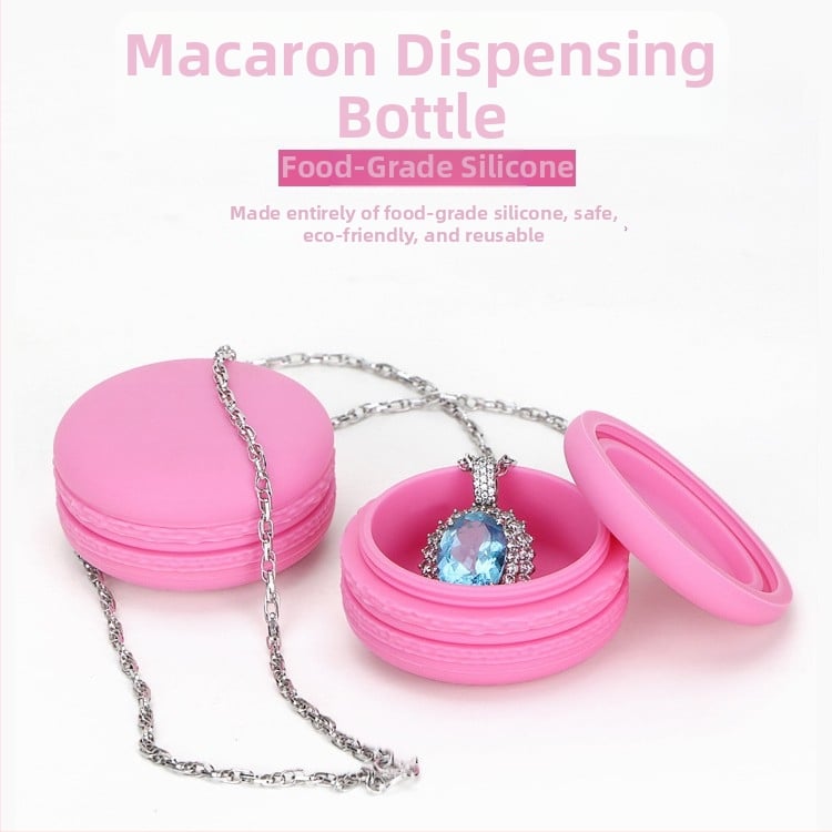 Macaron juvelieru kastīte — mīksts silikons, relaksēts stils, modelis Macaron