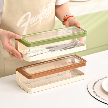 Četiri veličine kutija za ručak i začine od 1400 ml, podijeljene u pretince, prenosive, nepropusne, pogodne za uredske radnike, štapići za jelo i kutije za začine