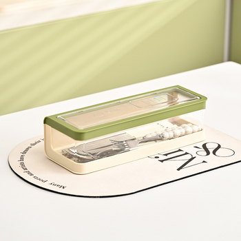 Četiri veličine kutija za ručak i začine od 1400 ml, podijeljene u pretince, prenosive, nepropusne, pogodne za uredske radnike, štapići za jelo i kutije za začine