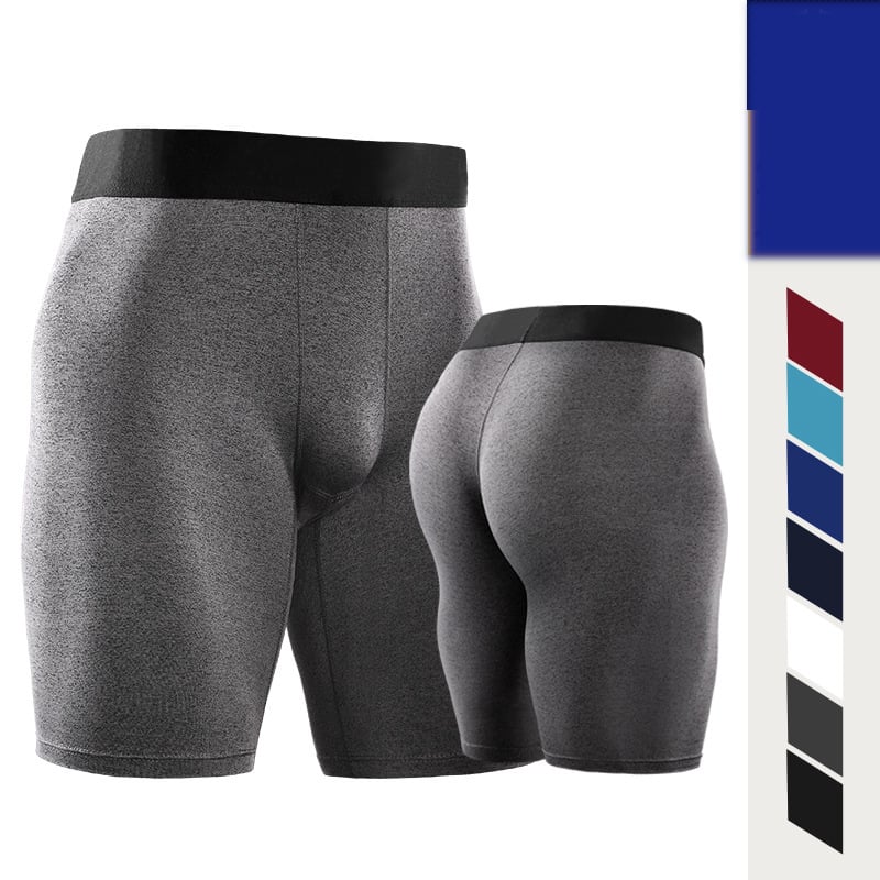 Vyriški kompresiniai bėgimo šortai maratonui, žiemos sportui, studentams, labai elastingi, aptempti sportiniai jogos pagrindiniai penkių taškų kelnės