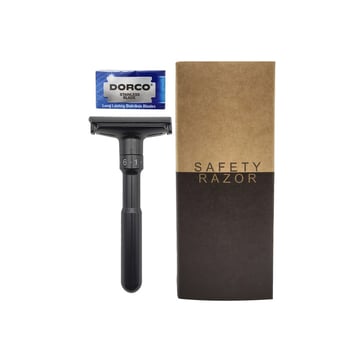 Tsingisulamist habemenuga alus, meeste hoiuraam metallalusega, vintage-stiilis habemenuga, kahepoolne habemenuga