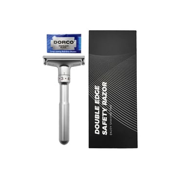 Tsingisulamist habemenuga alus, meeste hoiuraam metallalusega, vintage-stiilis habemenuga, kahepoolne habemenuga