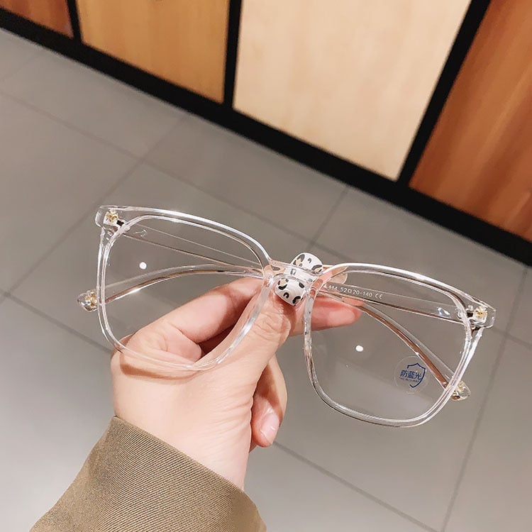 Naiste sinise valguse vastased prillid, must raam, salendav, suur raam, kiirguskindel, retseptiprillid, sobivad lühinägelikkusega naistele, silmade kaitse