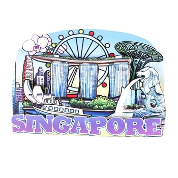 MZCT201-207 Tarpvalstybinis 3D medinis magnetinis šaldytuvo magnetas su miesto orientyru, turistinis suvenyrinis magnetinis lipdukas