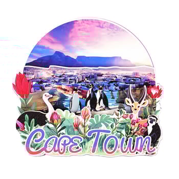 MZCT201-207 Tarpvalstybinis 3D medinis magnetinis šaldytuvo magnetas su miesto orientyru, turistinis suvenyrinis magnetinis lipdukas