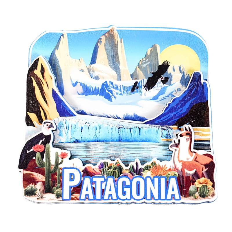 MZCT201-207 Tarpvalstybinis 3D medinis magnetinis šaldytuvo magnetas su miesto orientyru, turistinis suvenyrinis magnetinis lipdukas