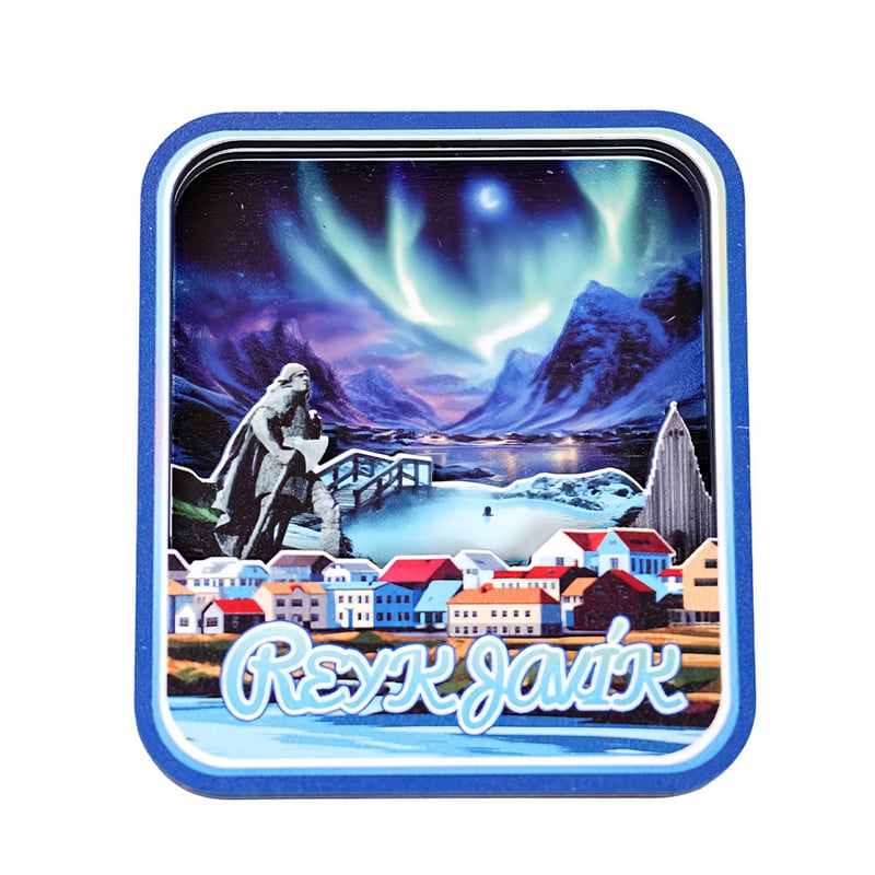 MZCT201-207 Tarpvalstybinis 3D medinis magnetinis šaldytuvo magnetas su miesto orientyru, turistinis suvenyrinis magnetinis lipdukas