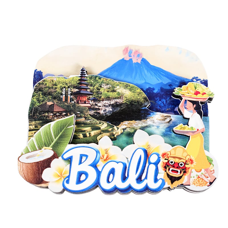 MZCT201-207 Tarpvalstybinis 3D medinis magnetinis šaldytuvo magnetas su miesto orientyru, turistinis suvenyrinis magnetinis lipdukas