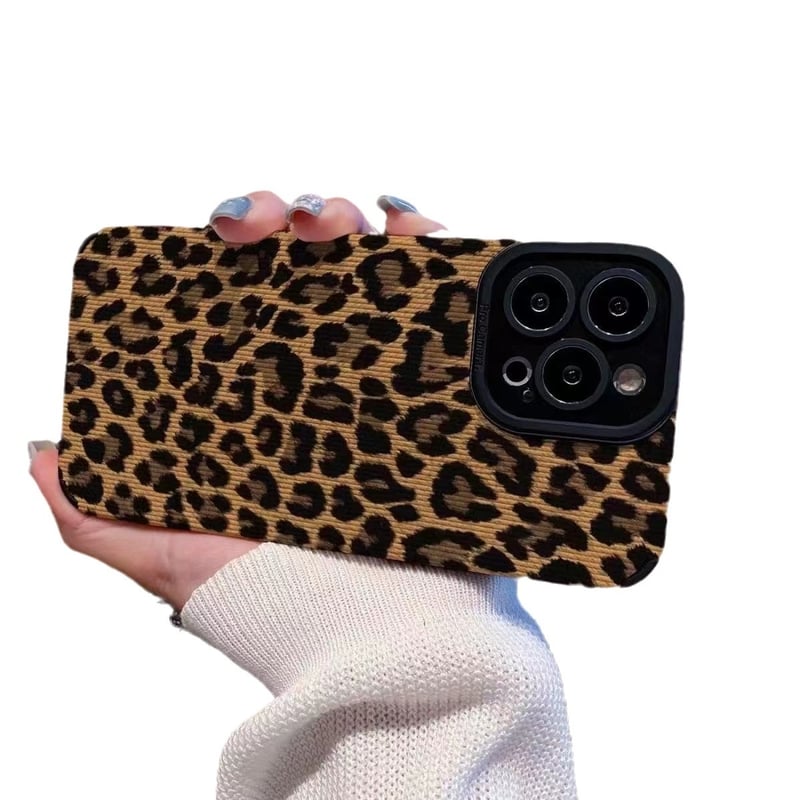 Minkštas dėklas su leopardo raštu, skirtas Apple iPhone 14 Pro Max, iPhone 12/13/11, 7/8 Plus, X/XM/14 Plus.