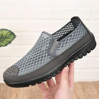 Vyriški laisvalaikio tinkliniai batai, vyriški vasariniai kvėpuojantys tinkliniai batai, tiesioginiai pardavimai iš gamyklos, vientisi su išgaubta dalimi