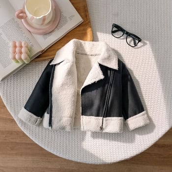 Téli báránygyapjú kabát átlós cipzárral és átlós béléssel 2025-re, új stílusban