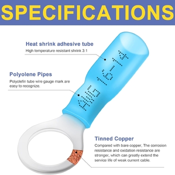 280/260/200 db zsugorcsöves csatlakozó dobozban, vízálló köztes csatlakozók, zsugorcsöves csatlakozók