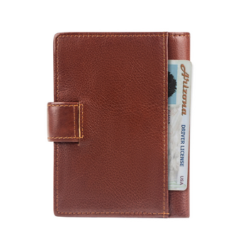 Vintage ehtsast nahast hulgimüügi mündikott, meeste kolmekordne kaardimakse, lühike meeste rahakott veisenahast RFID-vargusvastase kaitsega