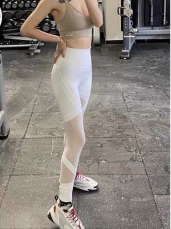 Női jóganadrág, 75% nylon anyag, 75% nylon bélés, egyszínű, edzéshez és kardióhoz (futás, kerékpár, tánc)