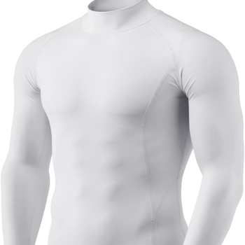 Férfi fleece-béléses hosszú ujjú téli edzőfelső, poliészter-elasztán keverék 90/10, anyag: kémiai rostok